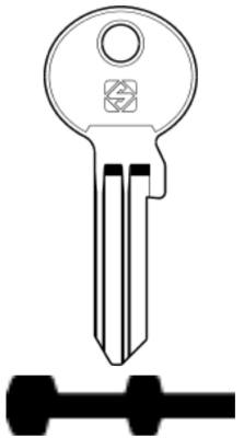 FH30 Key Blank - 1