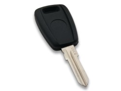 Fiat Blue Key Shell 1 Button Black - 2