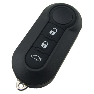 Fiat Flip Key Shell 3 Buttons