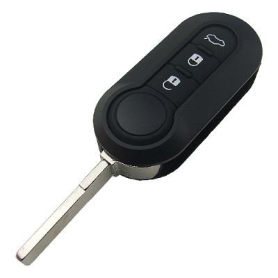 Fiat Flip Key Shell 3 Buttons