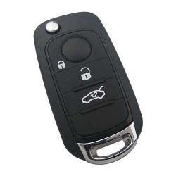 Fiat 3 Buttons Key Shell with Sip22 key blank - Fiat