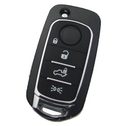 Fiat 500X 4 button flip Remote Key blank with SIP22 blade - Fiat