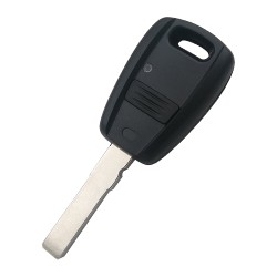 Fiat Blue Key Shell 1 Button Black - Fiat