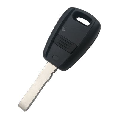 Fiat Blue Key Shell 1 Button Black - 1