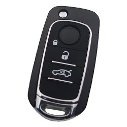 Fiat - Fiat Egea 500X , Tipo 3 button flip Remote Key blank with SIP22 blade