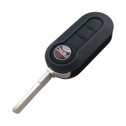 Fiat Remote Key 3 Black Buttons (Original, Delphi) (433 MHz, ID46) - 2