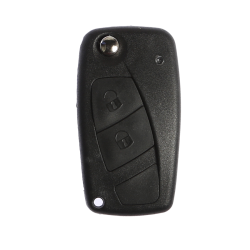 Fiat Flip Key Shell 2 Buttons battery holder on the back - Fiat