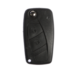 Fiat Flip Key Shell 2 Buttons battery holder on the back - 1