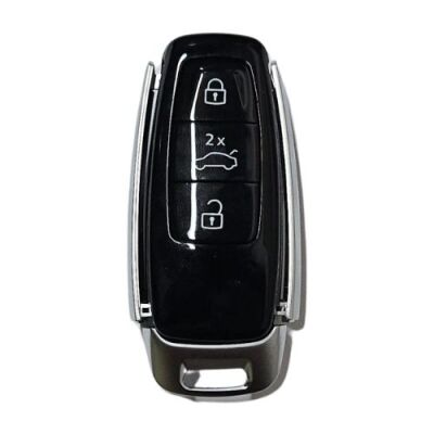Audi 3 button remote key blank without badge,it is Painted - 1