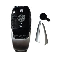 Benz 2 button key shell with blade - 1