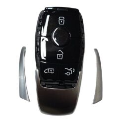 Benz 4button key shell with blade - 1