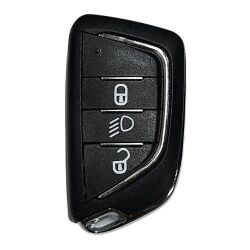 Citroen modified key shell, with Badge place, Without battery holder, blade VA2 , pls choose button - Peugeot