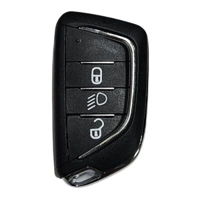 Citroen modified key shell, with Badge place, Without battery holder, blade VA2 , pls choose button - 1