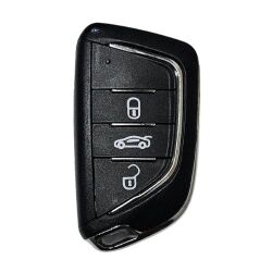 Citroen modified key shell with HU83 blade , with Badge place, With battery holder, pls choose button - Peugeot