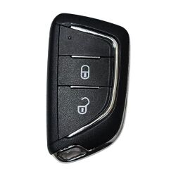 Citroen modified key shell with HU83 blade , with Badge place, With battery holder, pls choose button - 1