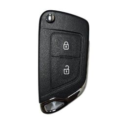 Citroen modified remote key shell with battery clamp with badge place, blade VA2. pls choose the button type - Peugeot
