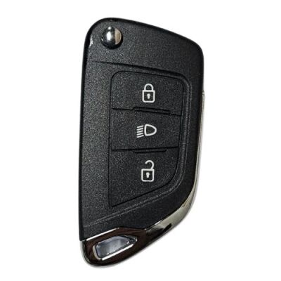 Citroen modified remote key shell without battery clamp with badge place, blade VA2. pls choose the button type - 1