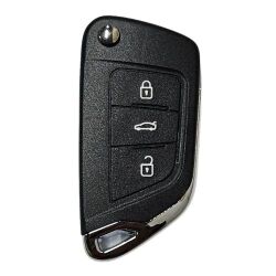 Citroen modified remote key shell without battery clamp with badge place, blade VA2. pls choose the button type - Peugeot