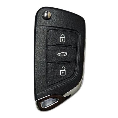 Citroen modified remote key shell without battery clamp with badge place, blade VA2. pls choose the button type - 1