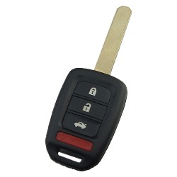 For Honda 3+1 button remote key with PCF7961/HITAG 3 313.8mhz FCC ID:MLBHLIK6-1T 2013 - 2015 For Honda Accord Sport 2013 - 2015 For Honda Accord LX 2014 - 2015 For Honda Civic - 