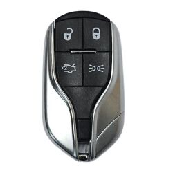 Maserati 4 button remote key with PCF7945/7953(HITAG2) ID46 433MHz for 2014-2016 Maserati Quattroporte Ghibli M3N-7393490 - Maserati