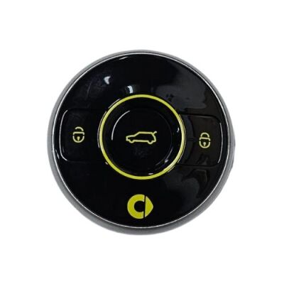 Mercedes Benz smart key shell with badge - 1