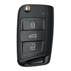 OEM VW golf MK7 3 Button remote control FCCID is 5G0959752BA with 433MHZ with MQB48chip CMIIT ID:2015DJ1678 ANATEL 2970-12-5364 - 1