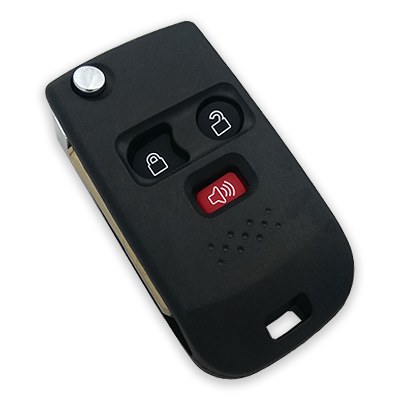 Ford 3 Buttons Modified Flip Key Shell - 3