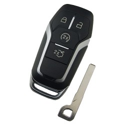 Ford 4 Button Aftermarket Remote Key With 433 MHz HITAG PRO keyless - 