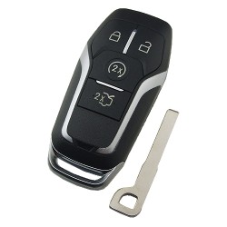 Ford 4 button aftermarket remote key with 868mhzHITAG PRO keyless - 