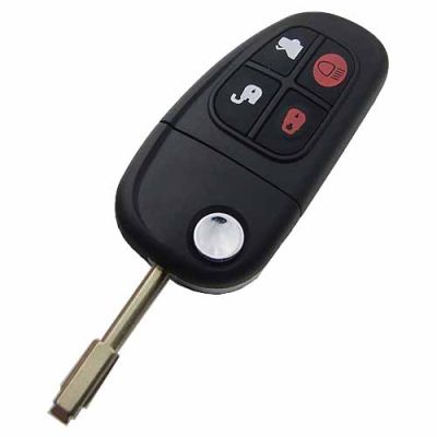 ford Jaguar 4 button remote key with 315mhz & 4D60 glass chip - 3