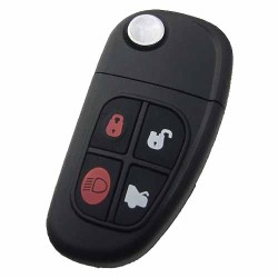 ford Jaguar 4 button remote key with 315mhz & 4D60 glass chip - 