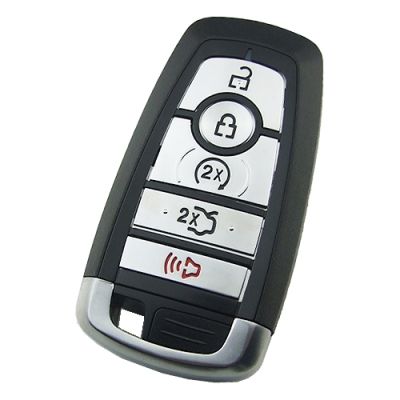 Ford keyless 4+1 button remote key with 434mhz with HITAG PRO - 1