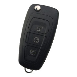 Ford Mondeo flip 3 button remote key blank （FO21 blade) - Ford