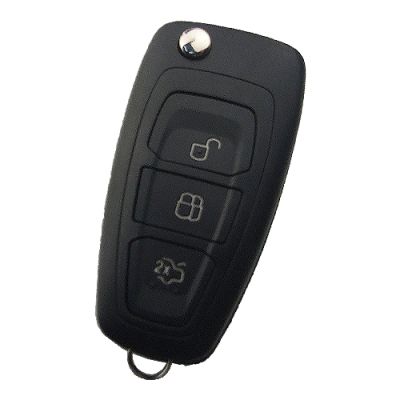 Ford Mondeo flip 3 button remote key blank （FO21 blade) - 1