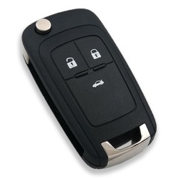 Holden 3 Button Flip Remote Key (Original) (13500204, 433 MHz, ID46) - Holden
