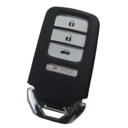 Honda 3+1 button remote key shell - Honda