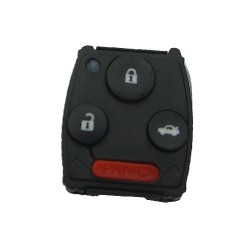 Honda 3+1 remote control key shell with put chip place - Honda