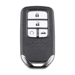 Honda 4 button remote key shell with blade - Honda