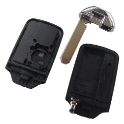 Honda 4 button remote key shell with blade - 3