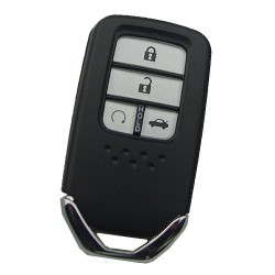 Honda 4 button remote key shell with blade - Honda