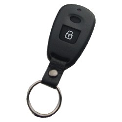 Hyundai 2 button remote key blank（with batter place) - Hyundai