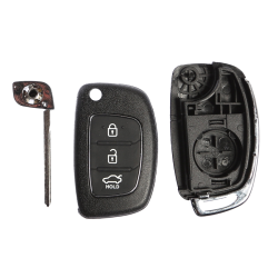 Hyundai Flip Remote Shell 3 Buttons - 3