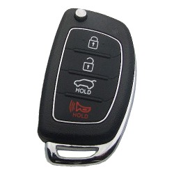 Hyundai 3+1 button remote key blank - Hyundai