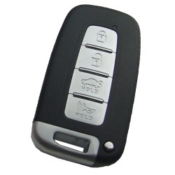 Hyundai 4 button remote key blank - Hyundai