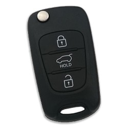 Hyundai - Hyundai i30 3 Buttons Flip Remote Key 2012+ (Original) (RKE-4F04, 433 MHz, ID60 80 Bit)