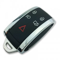 Jaguar Keyless 5 button remote key Aftermarket 434mhz PCF7953A HITAG2 46 chip FCC ID: KR55WK49244 - Jaguar