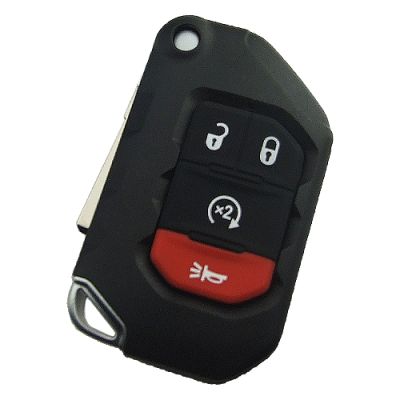 Jeep 3+1button remote key blank - 1