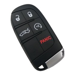 Jeep Chrysler 5 Buttons Original Remote Control PCF7953 433 Mhz - Jeep