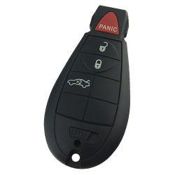 Jeep Dodge Chrysler Fobik Remote Key 3+1 Buttons Sedan Trunk Button Type 433MHz PCF7941A - Chrysler